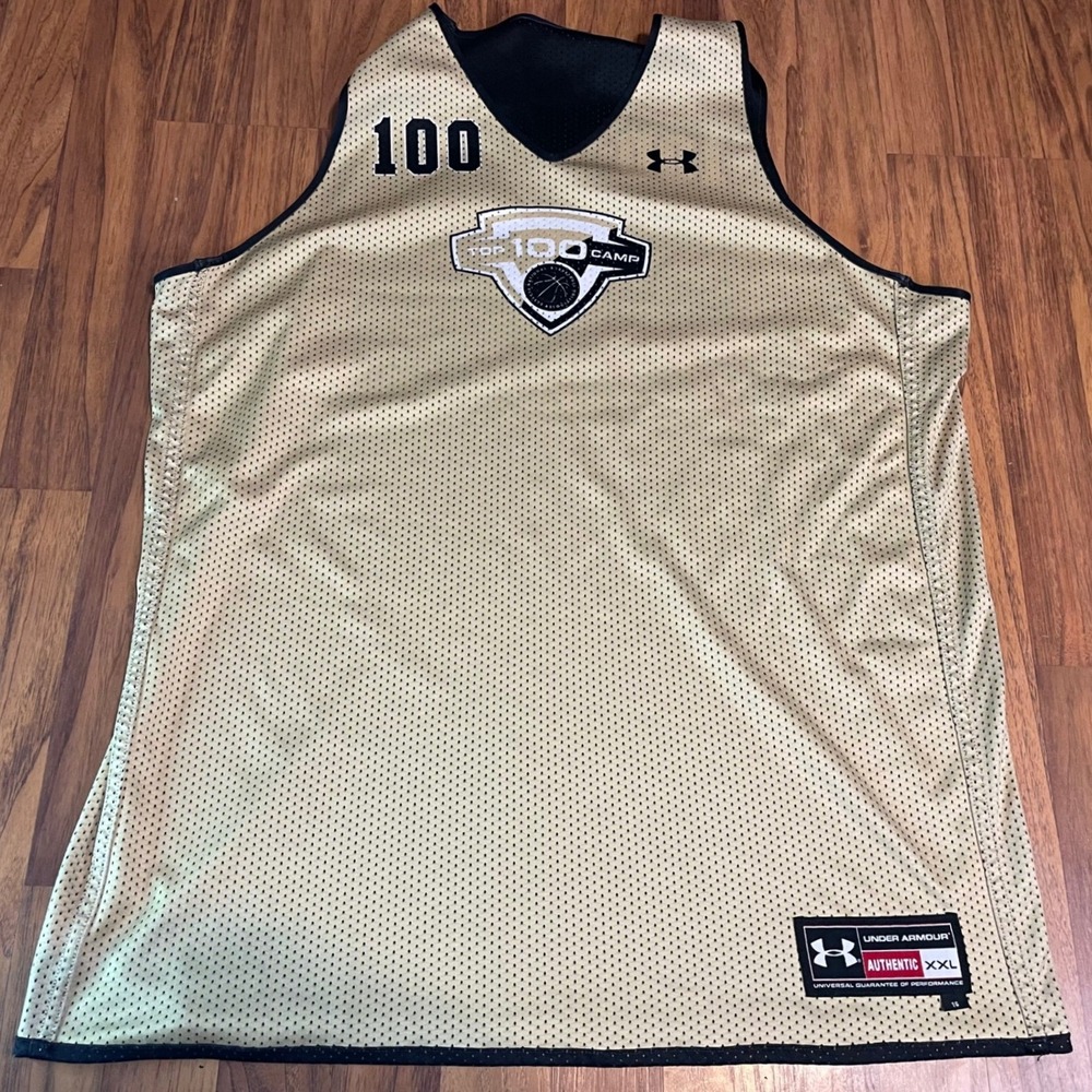 Xavier Tillman 2016 NBPA Top 100 Camp Player Worn Jersey Under Armour XXL Gold